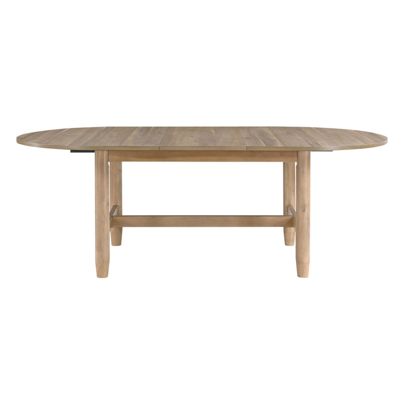 Table de salle à manger ovale 1pc avec rallonge classique