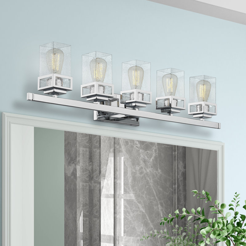 Nailwell 5 - Light Dimmable Vanity Light, Polished Chrome