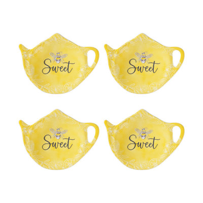 Set of 8 Teabag Holder Sweet Bee