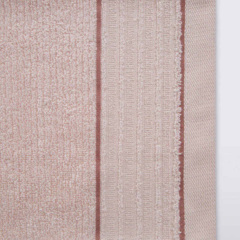 Serviette de bain 100% coton Ebbonie, Rose