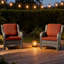 Ensemble 2 pièces de conversation pour fauteuil avec coussins et siège en rotin pour jardin-133672052-133672053