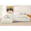 Canapé modulaire convertible en velours côtelé CozyForm, canapé confortable moderne avec rembourrage en mousse, canapé-lit modulaire confortable pour le salon, la chambre à coucher, aucun assemblage requis, faisant face à la gauche-26625231