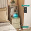 Table de chevet avec station de charge, table de chevet intelligente avec veilleuse, table de chevet moderne avec bibliothèque, tables de chevet avec armoire de rangement pour la chambre à coucher