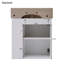 Meuble-lavabo moderne avec lavabo en céramique, meuble-lavabo