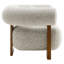Jace Boucle Accent Chair In River Rock