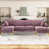 100 % polyester mauve est en rupture de stock
