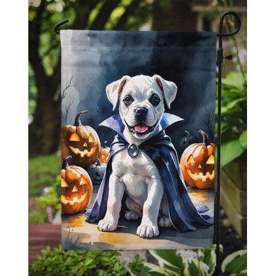 Drapeau de jardin chiot Halloween