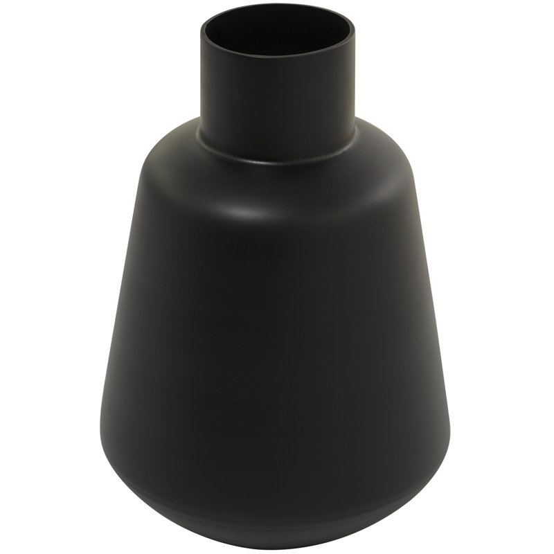 Vase en verre Arduina, Noir