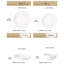 Bone China Dinnerware Set 16 Piece - Service for 4