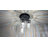 3-Light Flush Mount Ceiling Light With Water Glass, 3.9" Wide, E26 Base-1003406882