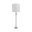 37" Bari Silver Marble Lamp