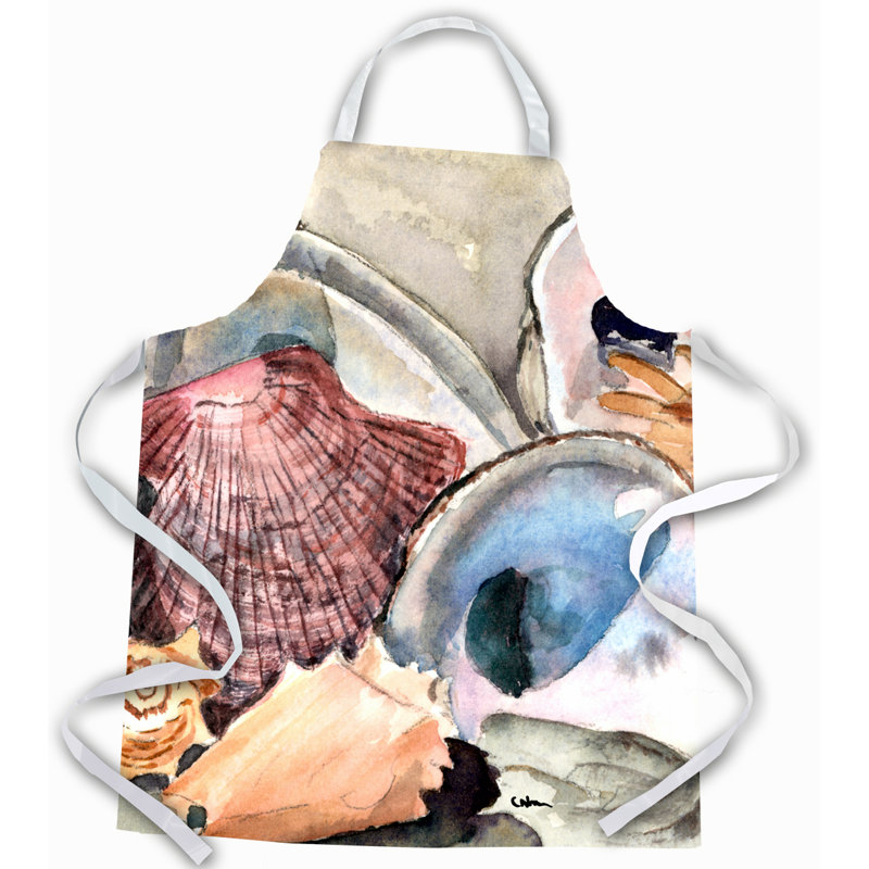 Tablier de mer coquillage
