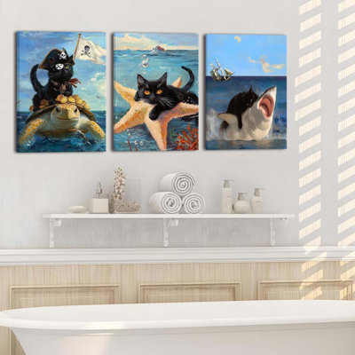 3 Piece Wrapped Canvas Wall Art