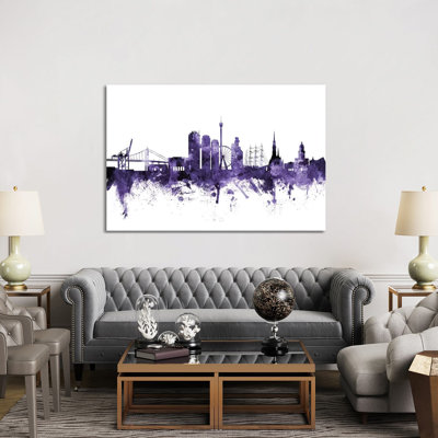 Gothenburg, Sweden Skyline by Michael Tompsett - Wrapped Canvas Gallery-Wrapped Canvas Giclée