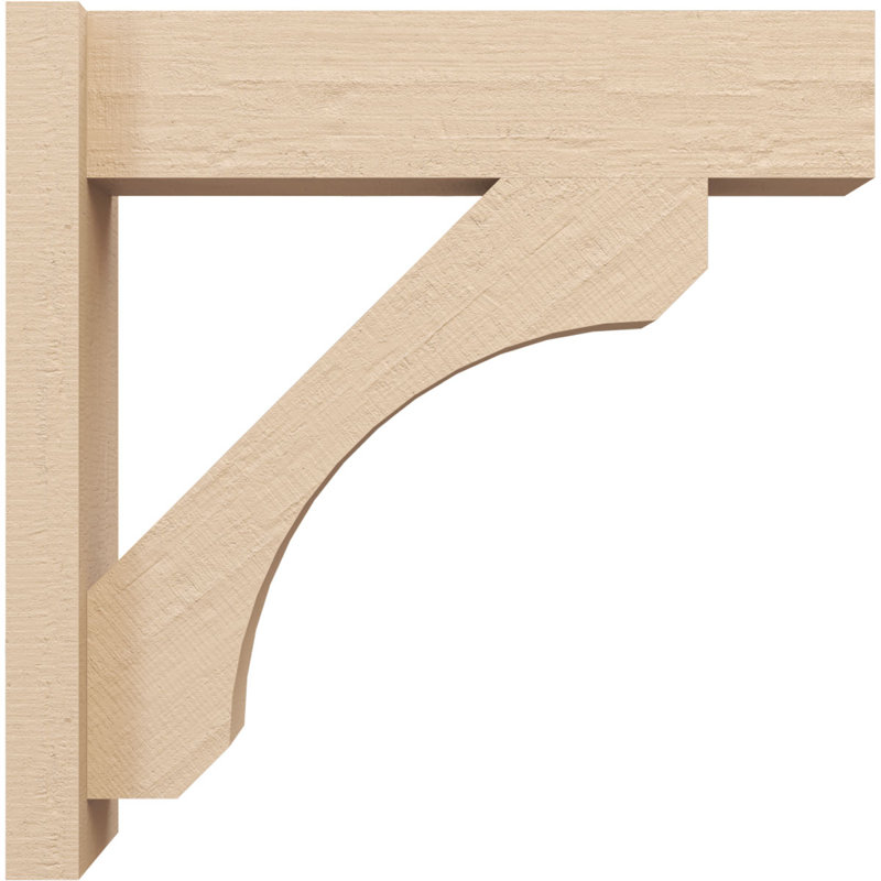Support à grain de bois en cèdre brut Legacy Block, H 34 po x l 8 po x P 30 po