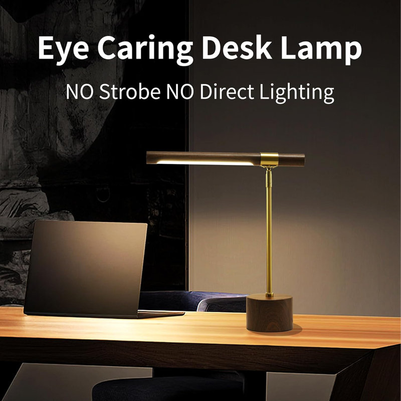 Modern LED Table Lamp With Adjustable Folding Arm, Touch Control, 3 Colour Modes, Dimmable