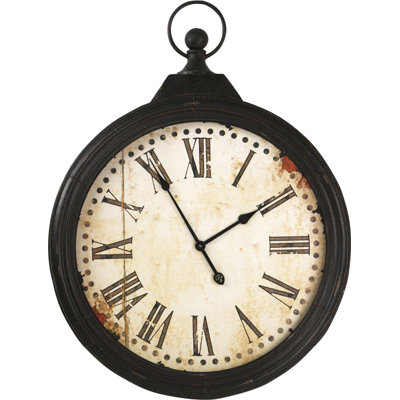 Metal Analog Wall Clock