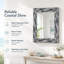 Miroir d'appoint mural Potts Reeded Tiles