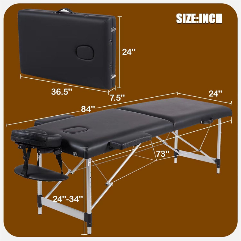 Lit de massage portatif