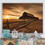 Paysage de grange au crépuscule II - impressions sur toile de ferme-274407883-274407876