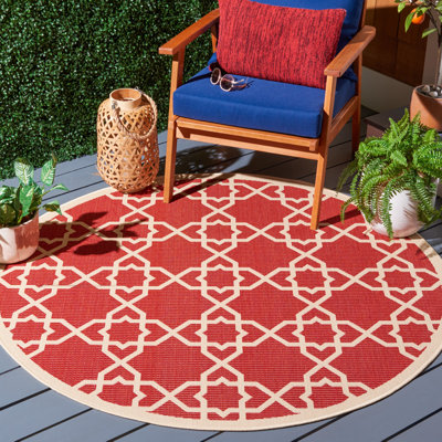 Dirks Performance Geometric Indoor/Outdoor Area Rug