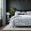 Ensemble de couvre-lit bleu en coton Bronte-110400145