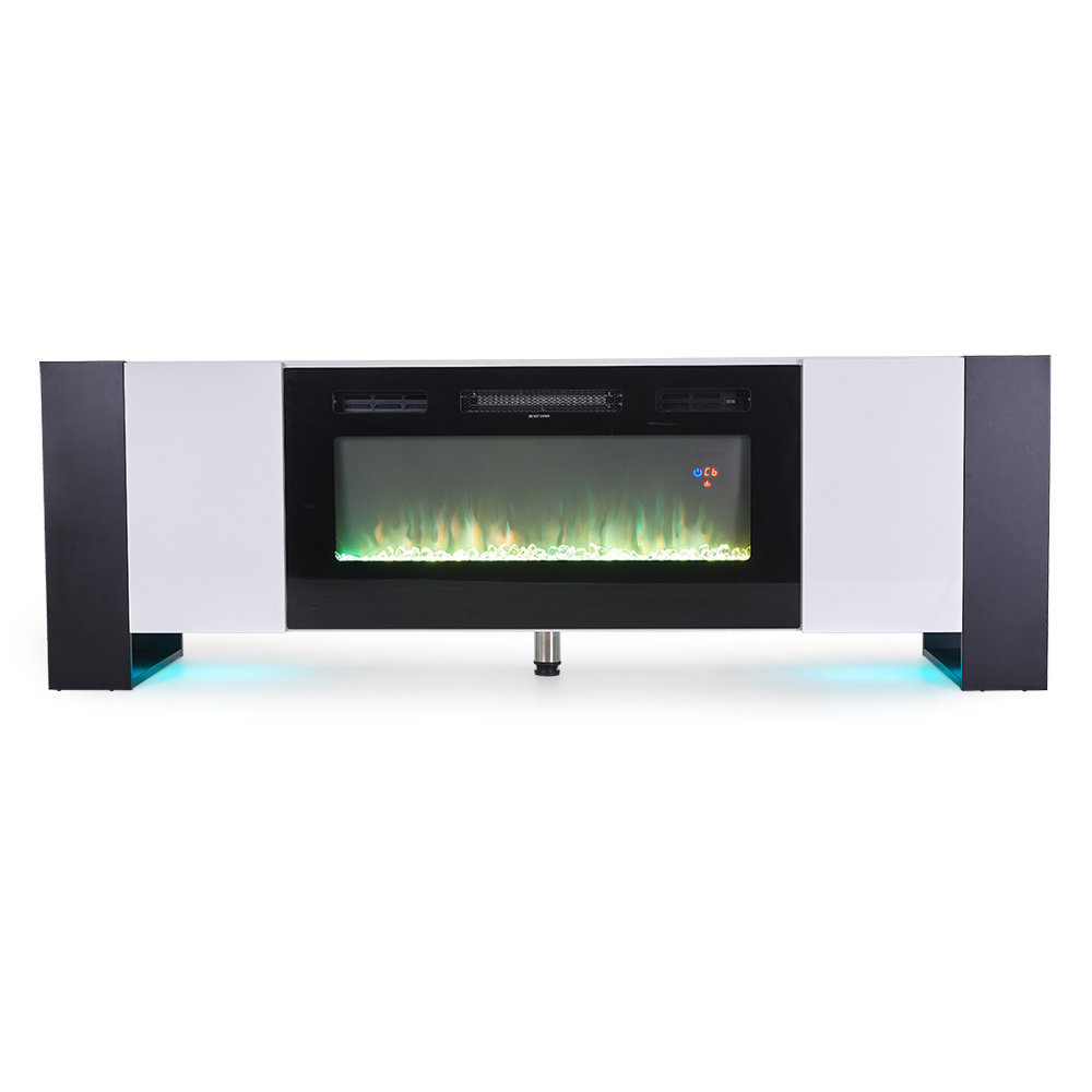 Metro Lane 178cm W Electric Fireplace with 5120 BTU