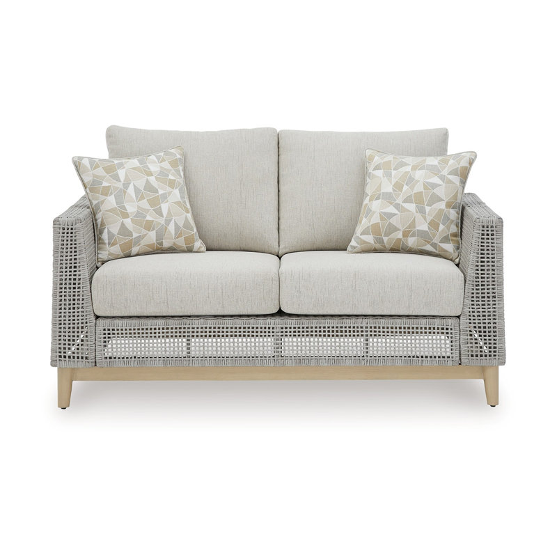 Sebastin 58.5'' Wide Loveseat with Cushions