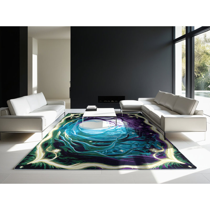 Secret Glade Rug, Rectangle 6' x 9'