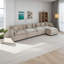 Canapé-lit en chenille moderne avec repose-pieds-1076184509-1076184511