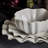 Lotus 12-Piece Dinnerware Set Stoneware