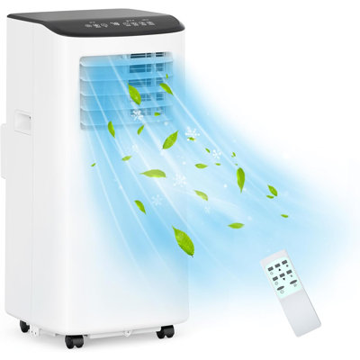  Climatiseurs portatifs 8-BTU 3-en-1 avec déshumidificateur et ventilateur, ultra-silencieux, refroidit jusqu'à 350 pieds carrés. Ft