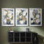 FLORAL Series DCLVII - Impression encadrée sur mesure de qualité supérieure - 3 pièces-334182056-334182057