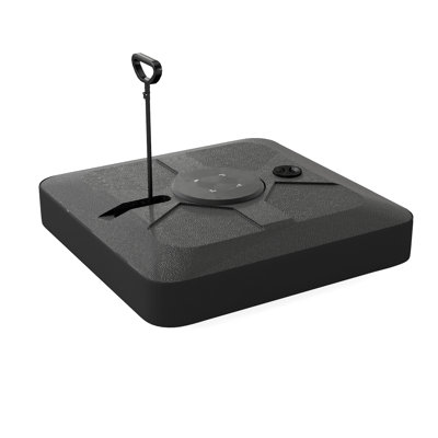 33.5" Patio-Cantilever-Umbrella-Base W/Handle & Wheels,330 Lbs