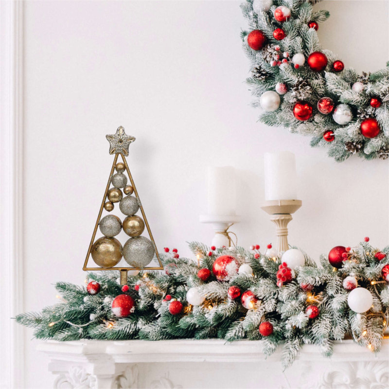 Duo d'arbres de Noël rétro