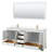Deborah 80'' Double Bathroom Vanity with Marble Top-97811006-97811008