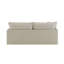Canapé moderne Upendo avec 2 coussins, lin