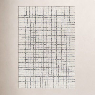 Amoura Hand-Tufted Plaid Rug