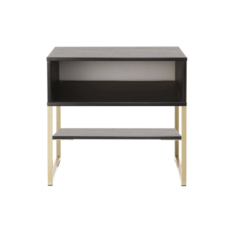 Stegmair Fully Assembled Stegmair Nightstand, Black