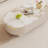 Simple oval rock table