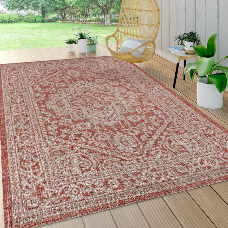 Tapis intérieur / extérieur Moten, Rectangle 3 pi 11 po x 6 pi