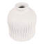 Vase décoratif décoratif moderne en terre cuite pour table de la maison - Grand vase à fleurs pour le salon ou le vestibule - 9 po, blanc
