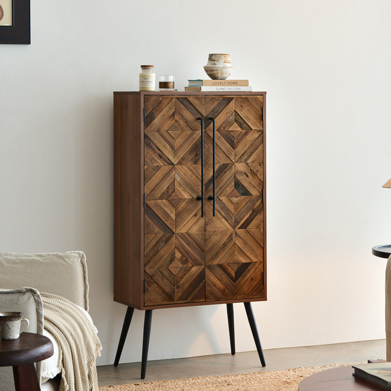 2 - Door Rectangle Accent Cabinet