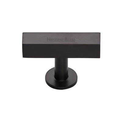 Heritage Brass Cabinet Knob Symmetrical Square Design 44mm