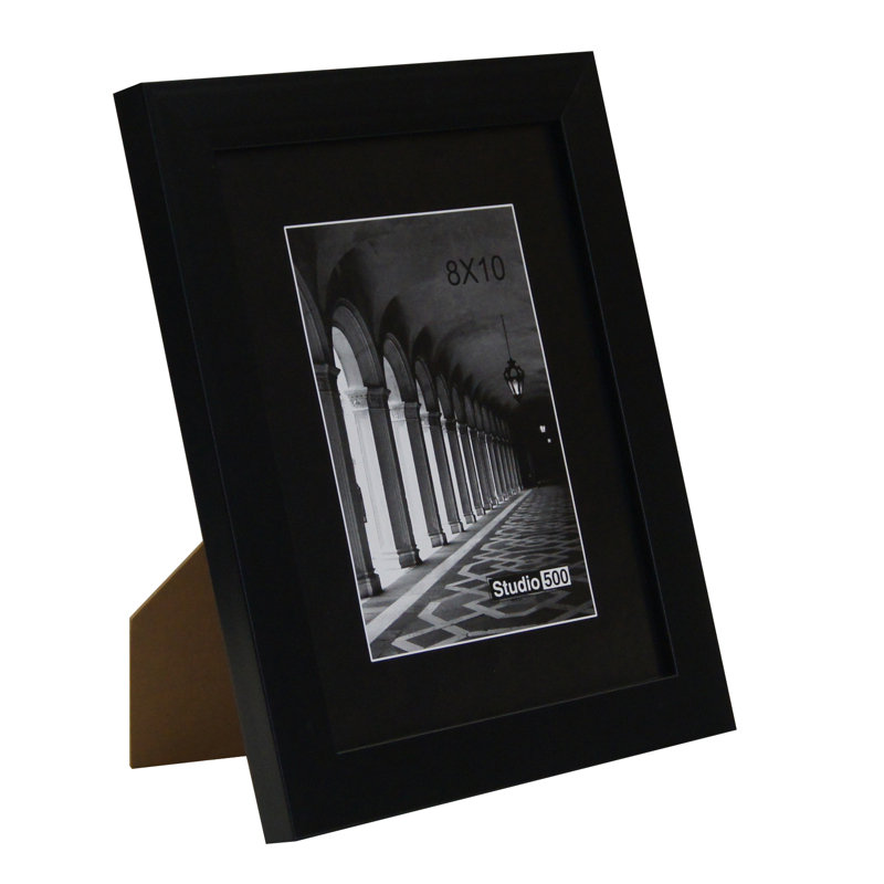 Cadre photo Modern Contemporary, Noir mat, 10 po x 8 po