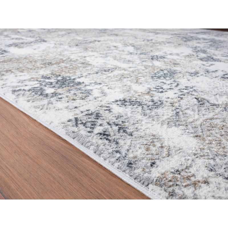 Abstract Indoor Rug, Runner 2'7" x 7'4"