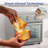 Magnavox 16L Air Fryer Oven with Steam Infusion, Countertop Convection Toaster Oven with Viewing Window & Interior Light, 6 Stainless Steel Heating Elements, Bake Broil Roast Toast Dehydrate, 200–450°F, Char-124408313