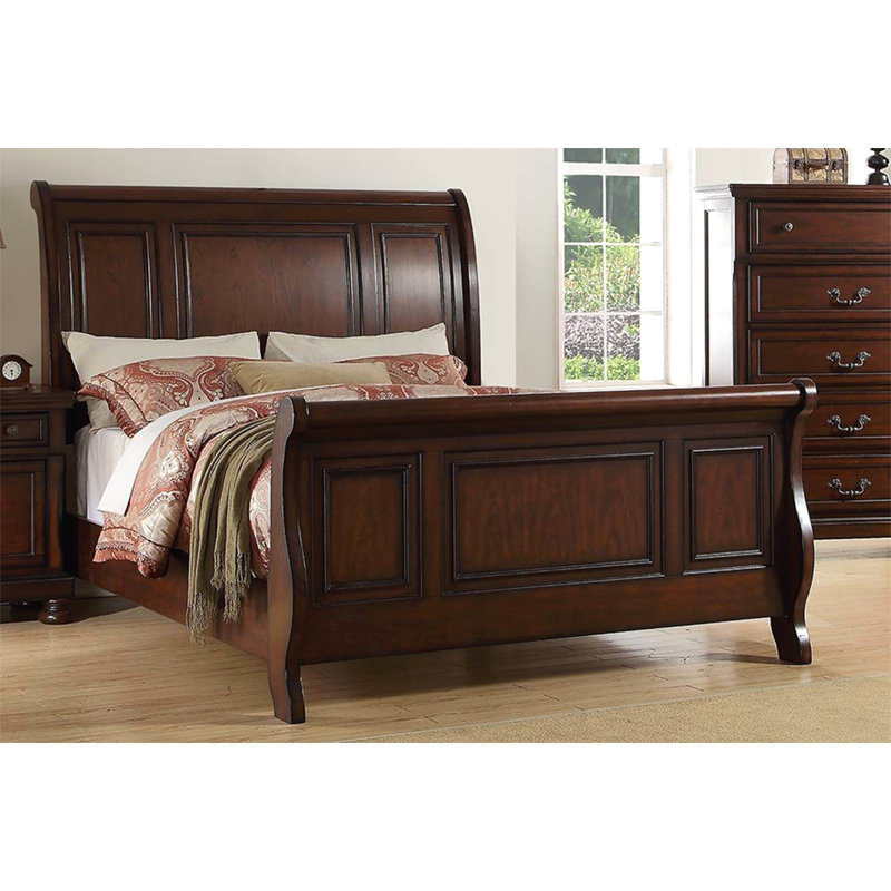 Mobilier de chambre à coucher à panneau et tête de lit 1pc, Très grand lit