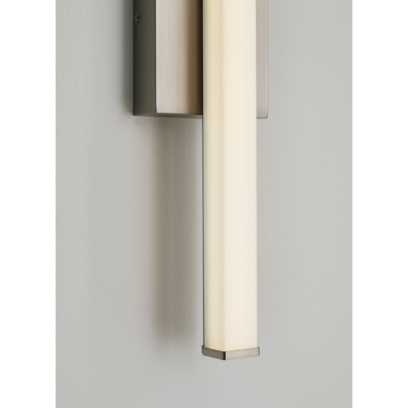 Lufe Square 24 Bath, Satin Nickel