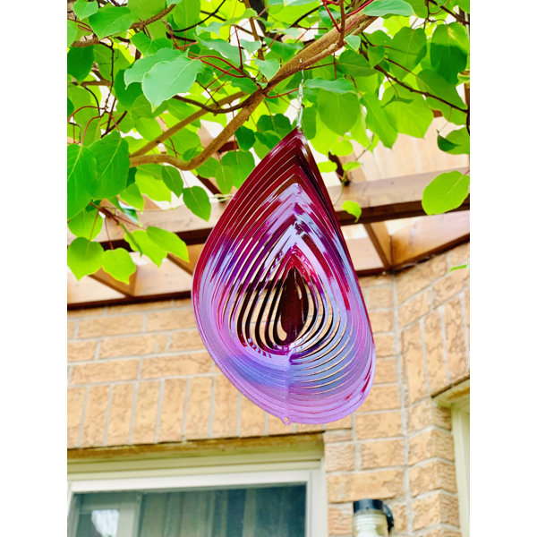 Bungalow Rose Weather Resistant Metal Abstract Rotator | Wayfair